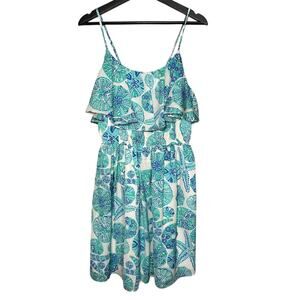 Lilly Pulitzer x Target Dress Women Size M Blue Sea Urchin For You Sand Dollar